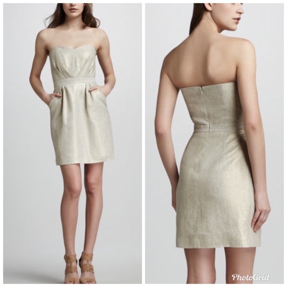 linen cocktail dress